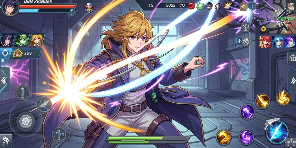 indaaa - Screenshot menunjukkan grafis indah dari dunia INDAAA.