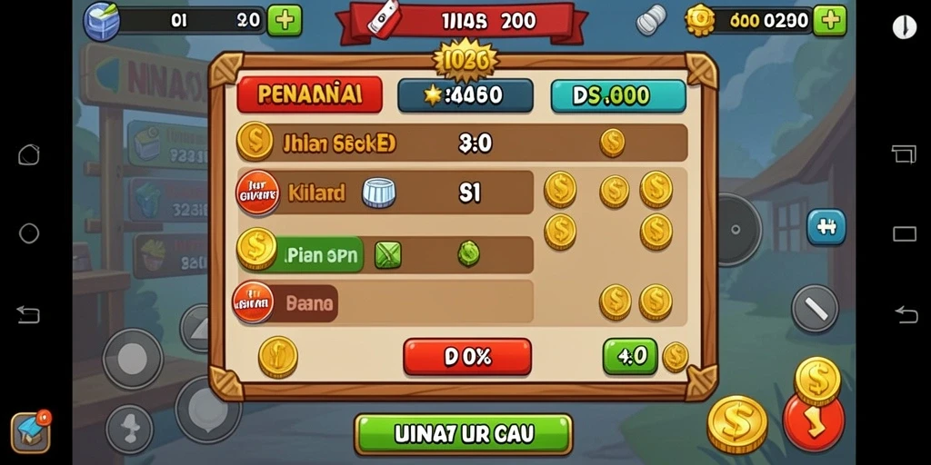 keren77 - Antarmuka yang intuitif memudahkan navigasi dalam game.