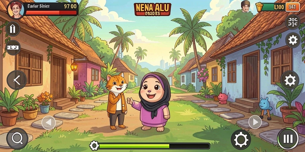 sesetoto - Tampilan grafis yang berwarna dan menarik.